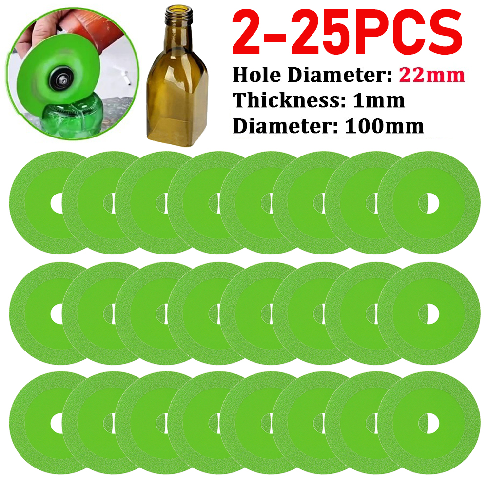 Crystal Press Tool - 2-25pcs Glass Cutting Disc 100mm Ultra-thin