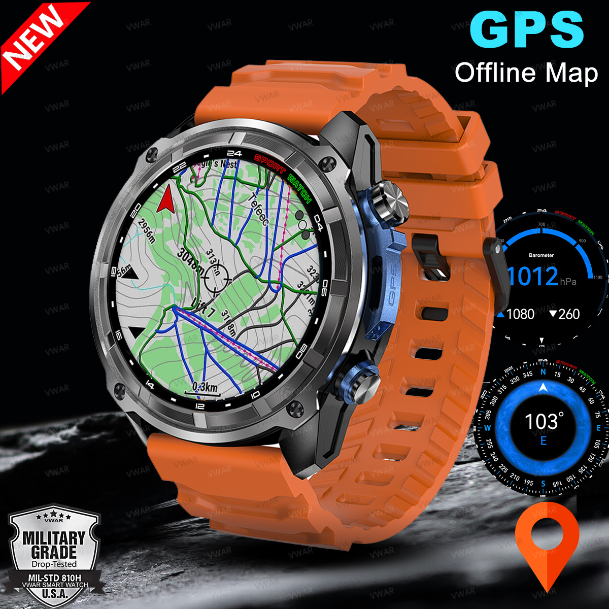 Watch Vs Smartwatch - 2025 NEW GPS Smart Watch with
