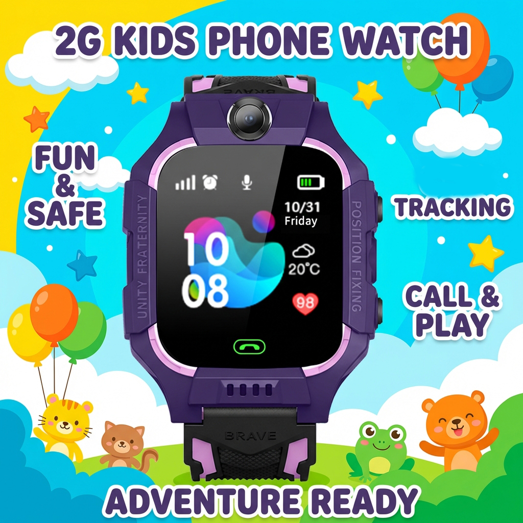 Smartwatch Watches Birthday Gift For Boys - Smart Watch Kids 2G Postion Tracker