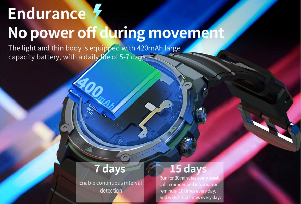 Smart watch 1.43 AMOLED Displa - مراجعة Watch Vs Smartwatch وسعره