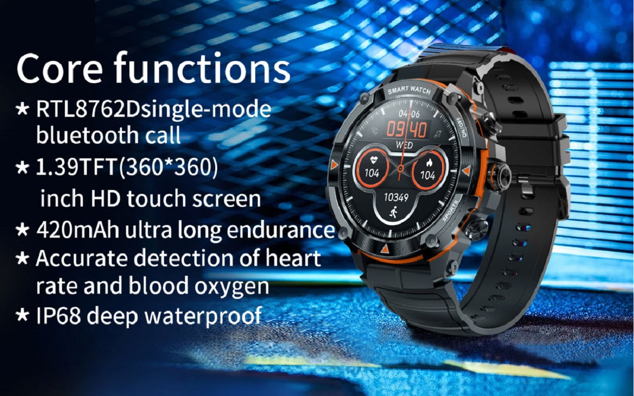 Smart watch 1.43 AMOLED Displa - مراجعة Watch Vs Smartwatch وسعره