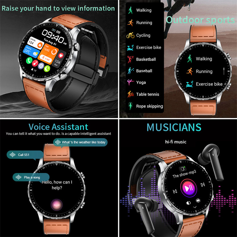 LIGE 2025 For Men Smart Watch  - مراجعة Smartwatch Latest Watches For Men وسعره