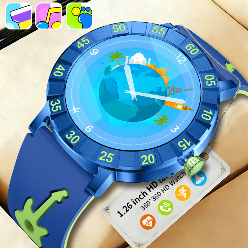 2026 New LIGE Smart Watch kids - مراجعة Smartwatch Watches For Kid Boy Waterproof وسعره