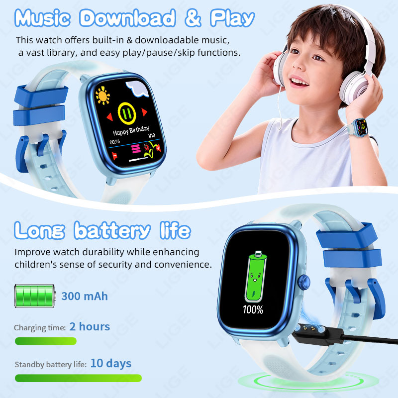 2026 New Kids Smart Watch SOS  - مراجعة Smartwatch Watches For Kid Boy Waterproof وسعره