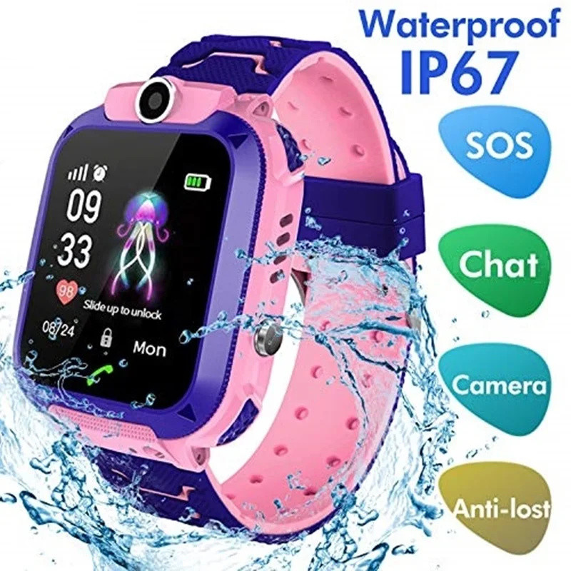 2G Kids Smart Watch SOS Call L - مراجعة Smartwatch Watches Birthday Gift For Boys وسعره