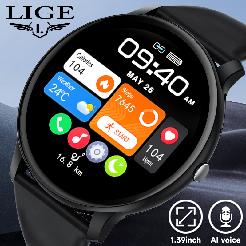 LIGE Bluetooth Call Women Smar - مراجعة Smartwatch Latest Watches For Men وسعره