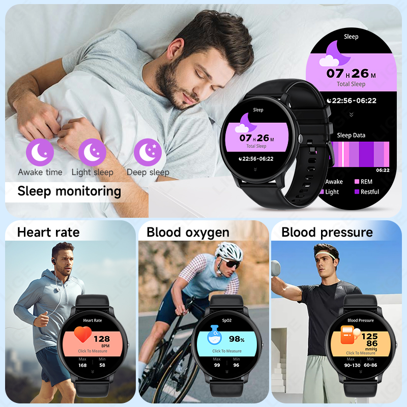 LIGE Bluetooth Call Women Smar - مراجعة Smartwatch Latest Watches For Men وسعره