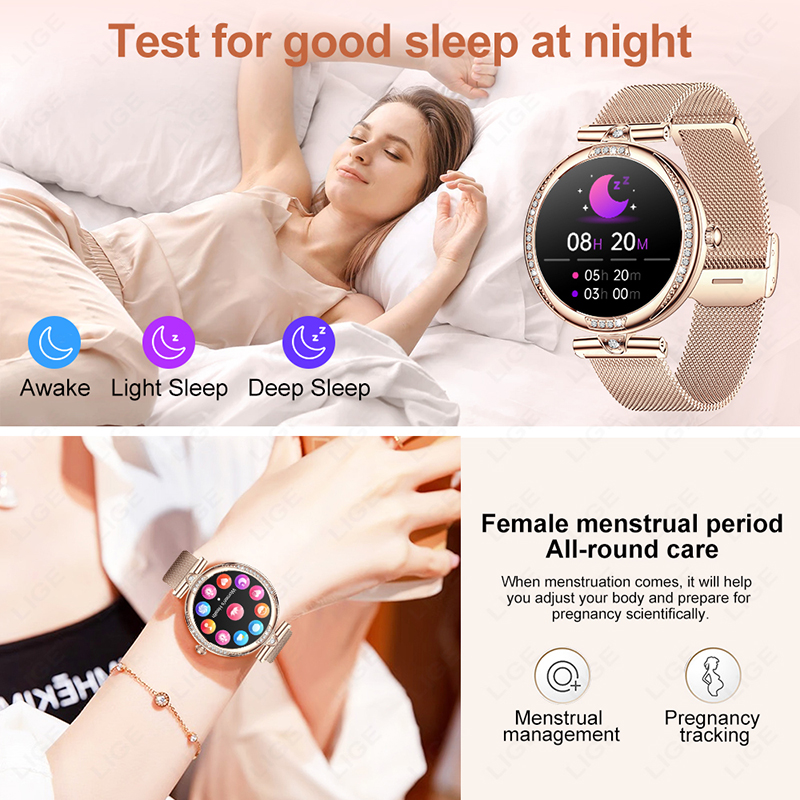 LIGE Fashion Woman Smartwatch  - مراجعة Smartwatch Latest Watches For Men وسعره