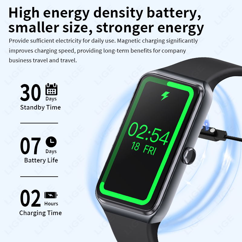 LIGE Couple Smart Wristband Me - مراجعة Smartwatch Latest Watches For Men وسعره