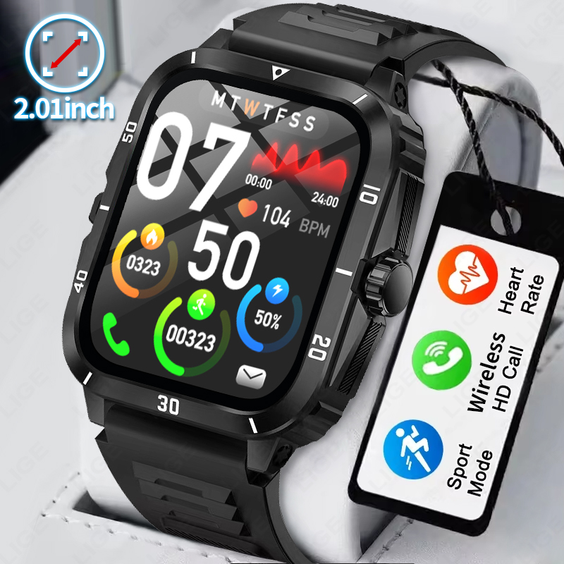 2.01 Screen Smart Watch Blueto - مراجعة Smartwatch Latest Watches For Men وسعره