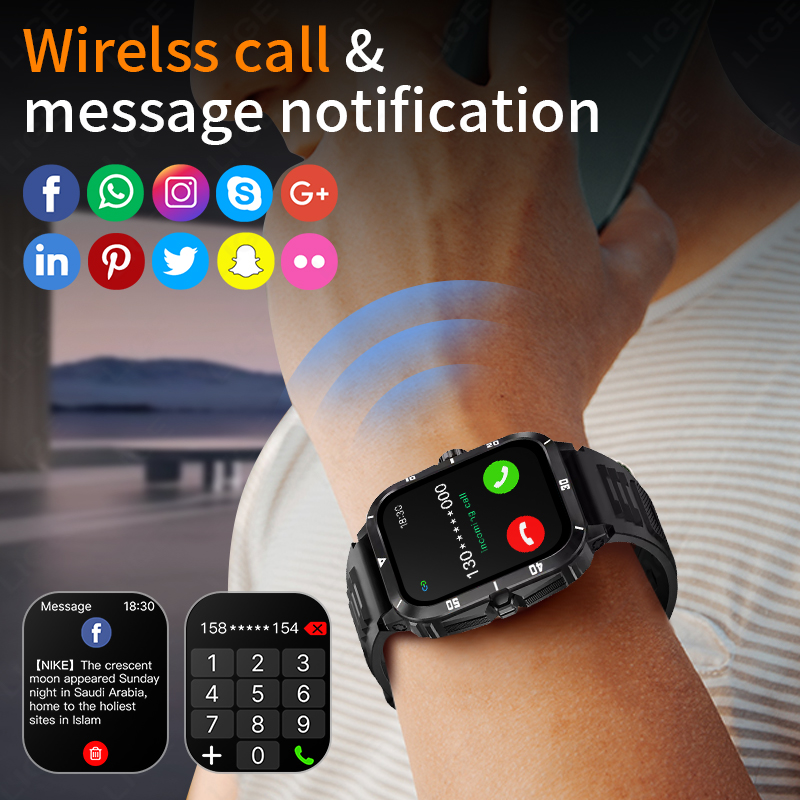 2.01 Screen Smart Watch Blueto - مراجعة Smartwatch Latest Watches For Men وسعره