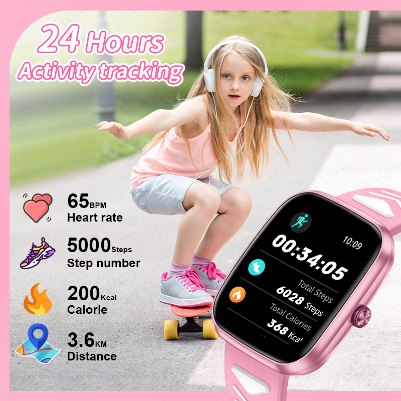 LIGE Children Boys Girls Prese - مراجعة Smartwatch Watches For Kid Boy Waterproof وسعره
