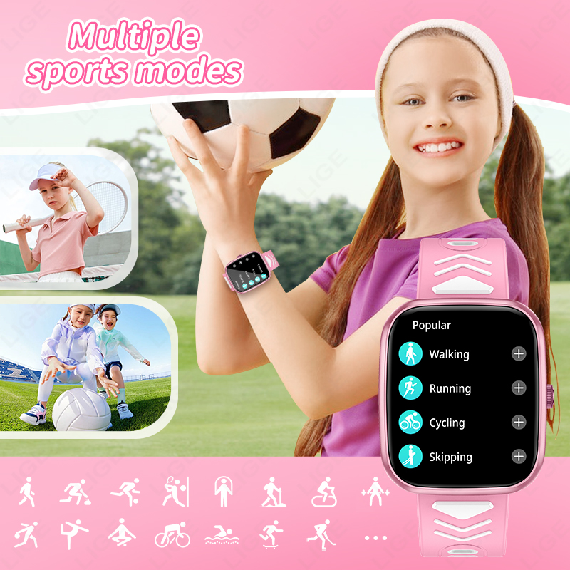 LIGE Children Boys Girls Prese - مراجعة Smartwatch Watches For Kid Boy Waterproof وسعره
