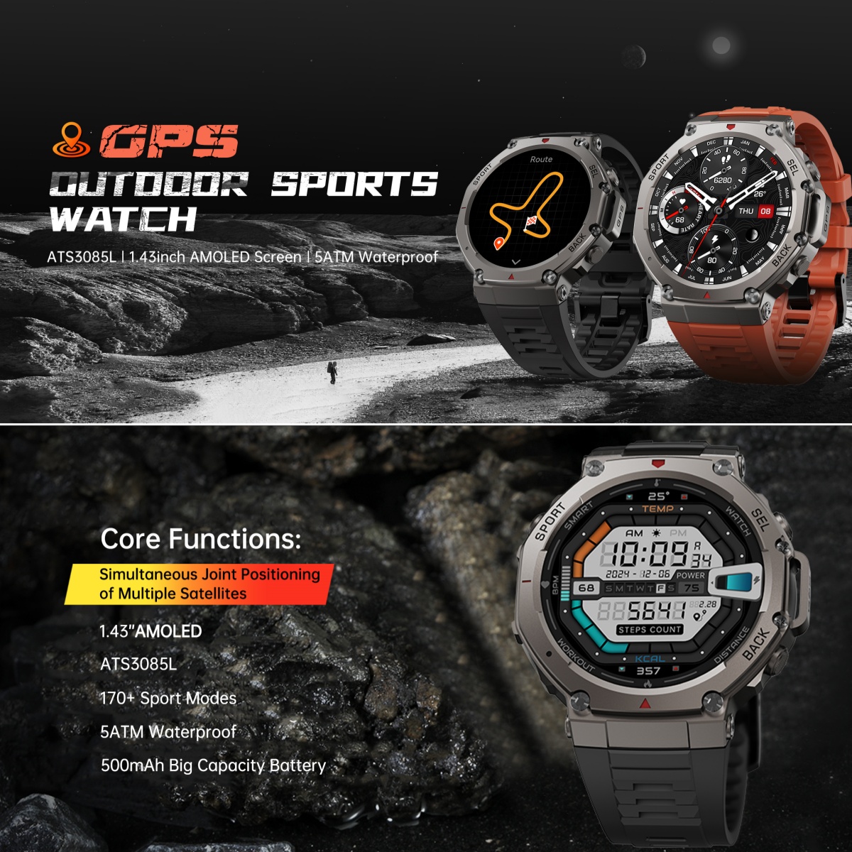 2025 New Military Smart Watch  - مراجعة Watch Vs Smartwatch وسعره