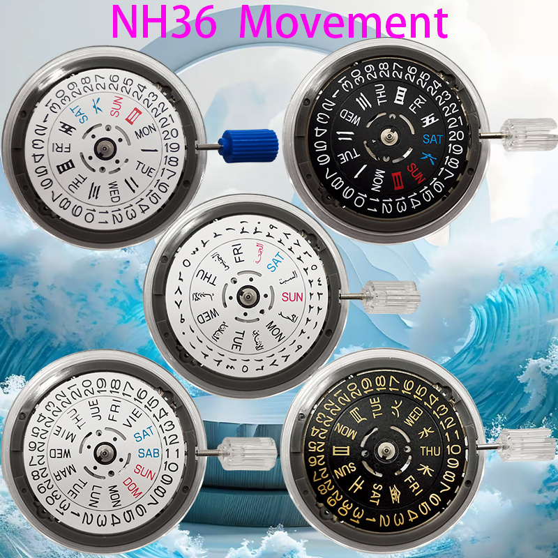 Original Black White and Gold  - مراجعة Watch Crown Stem وسعره