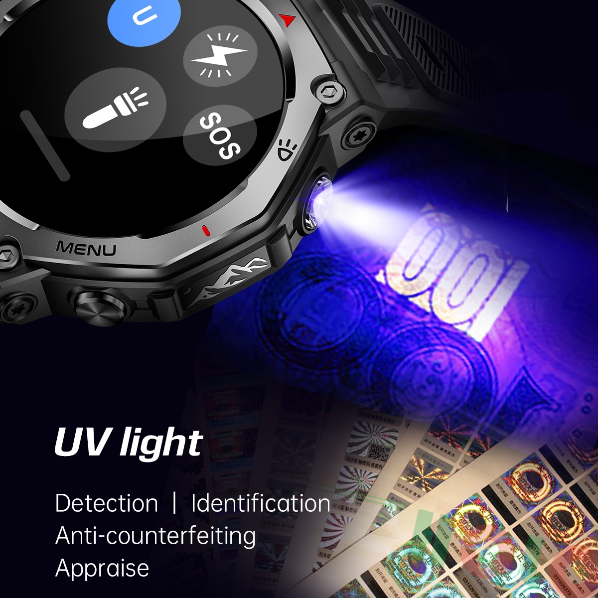 2025 New Military Smart Watch  - مراجعة Watch Vs Smartwatch وسعره