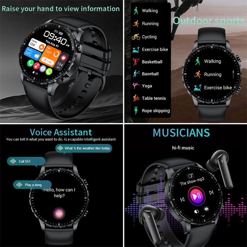 LIGE Outdoor Waterproof Smart  - مراجعة Smartwatch Latest Watches For Men وسعره