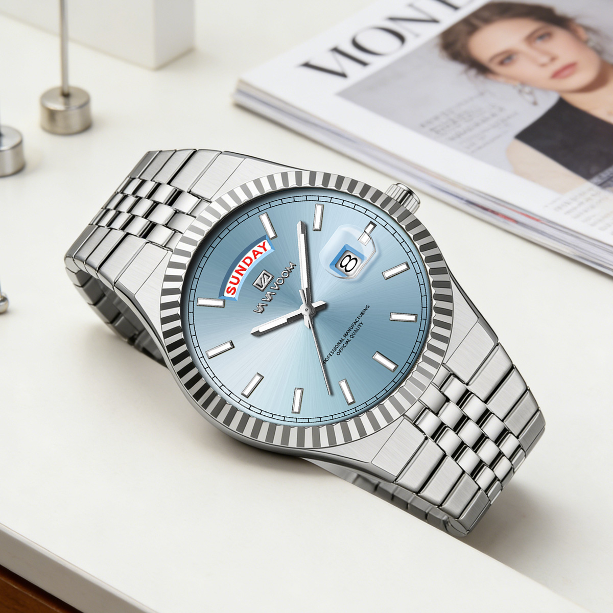 Men Quartz Watch Pilot Series  - مراجعة Smartwatch Ring Watches وسعره