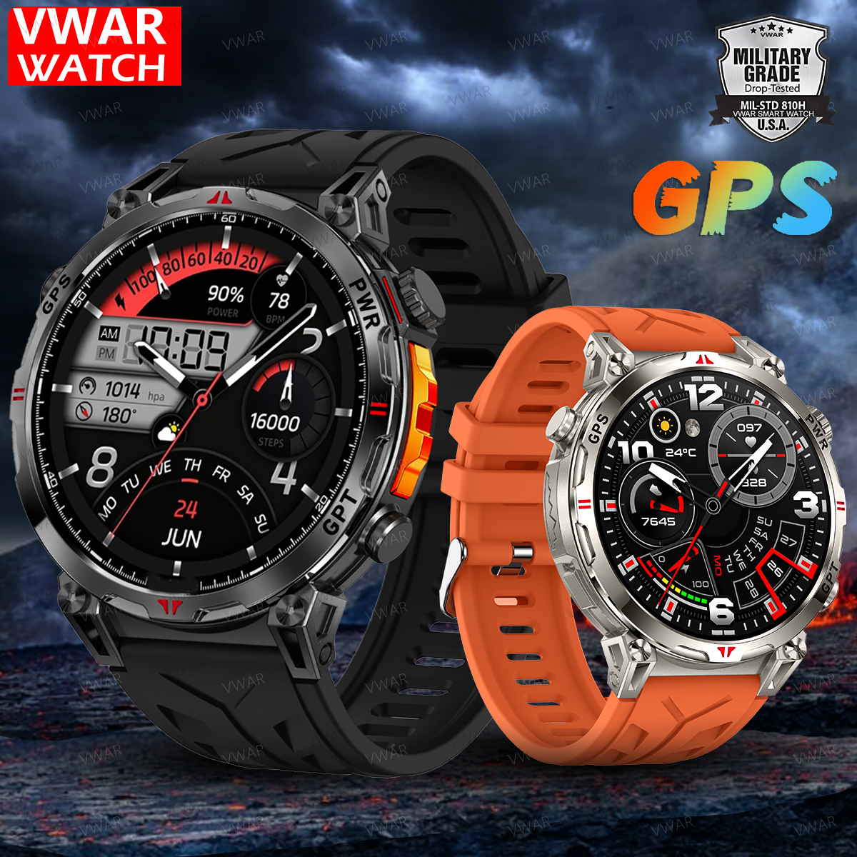 VWAR Oudtoor GPS Smart Watch B - مراجعة Watch Vs Smartwatch وسعره