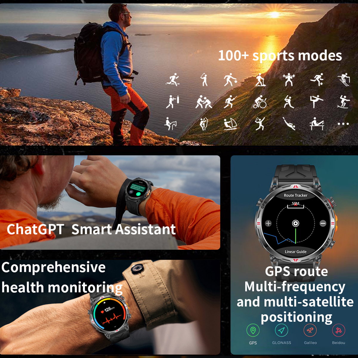 VWAR Oudtoor GPS Smart Watch B - مراجعة Watch Vs Smartwatch وسعره