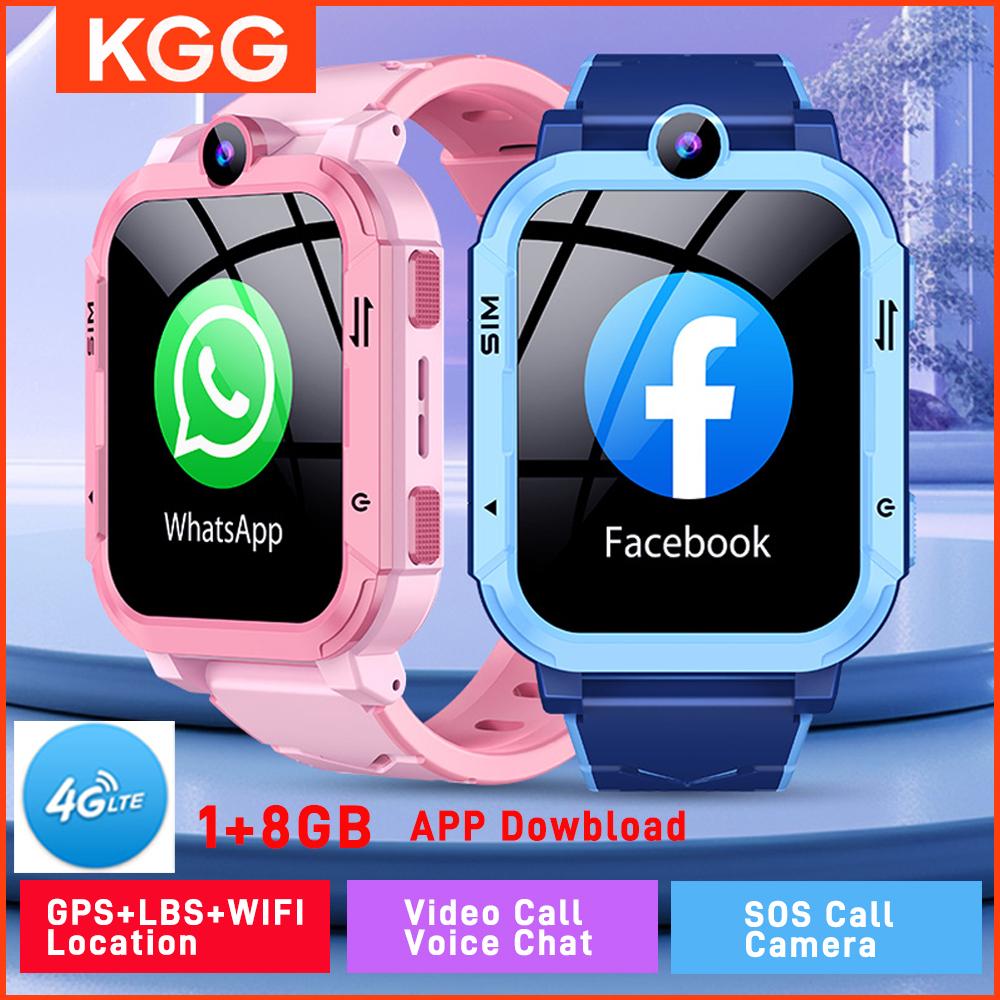 4G Kids Smart Watch 1+8GB GPS  - مراجعة Smartwatch Watches For Kid Boy Waterproof وسعره