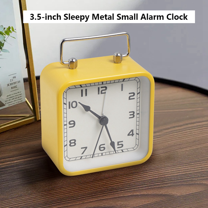 Small Metal Square Alarm Clock - مراجعة Watches Original وسعره