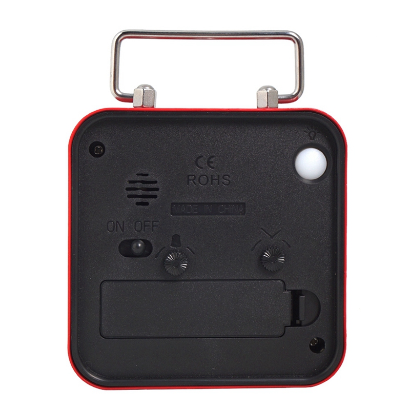Small Metal Square Alarm Clock - مراجعة Watches Original وسعره