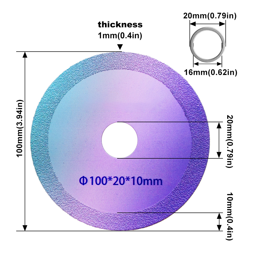 100mm Diamond Glass Cutting Di - مراجعة Crystal Press Tool وسعره