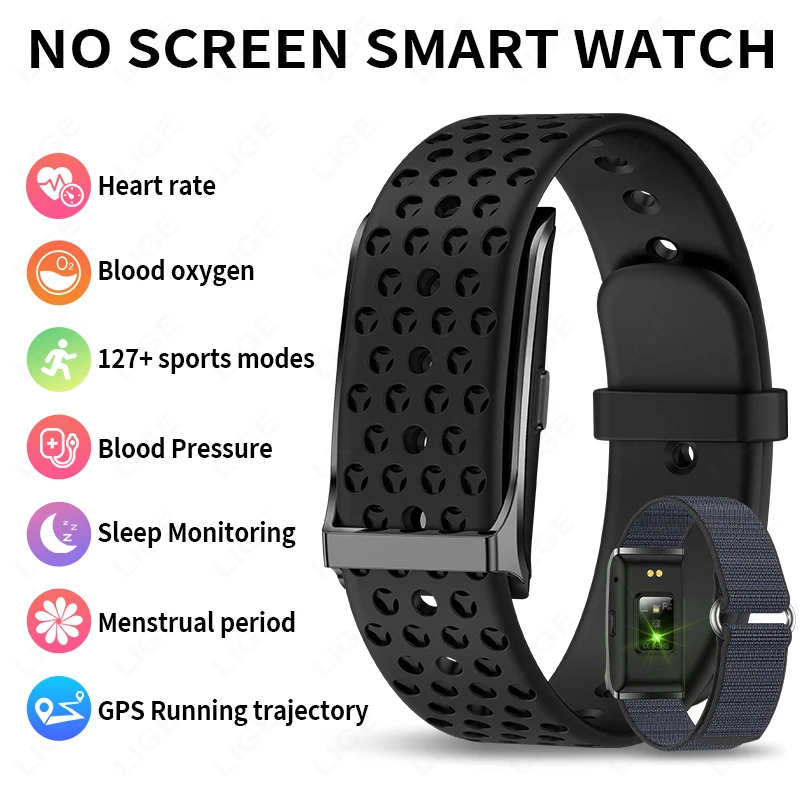 LIGE No Screen Smart Watch Hea - مراجعة Smartwatch Latest Watches For Men وسعره