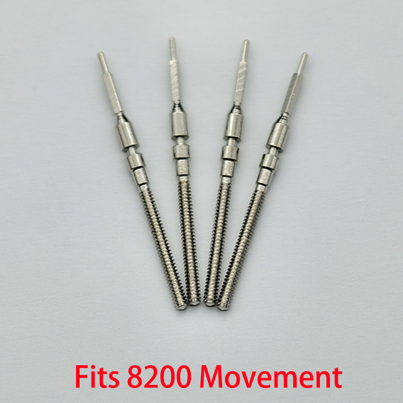 2PCS/4PCS 8215 8200 Stainless  - مراجعة Watch Crown Stem وسعره