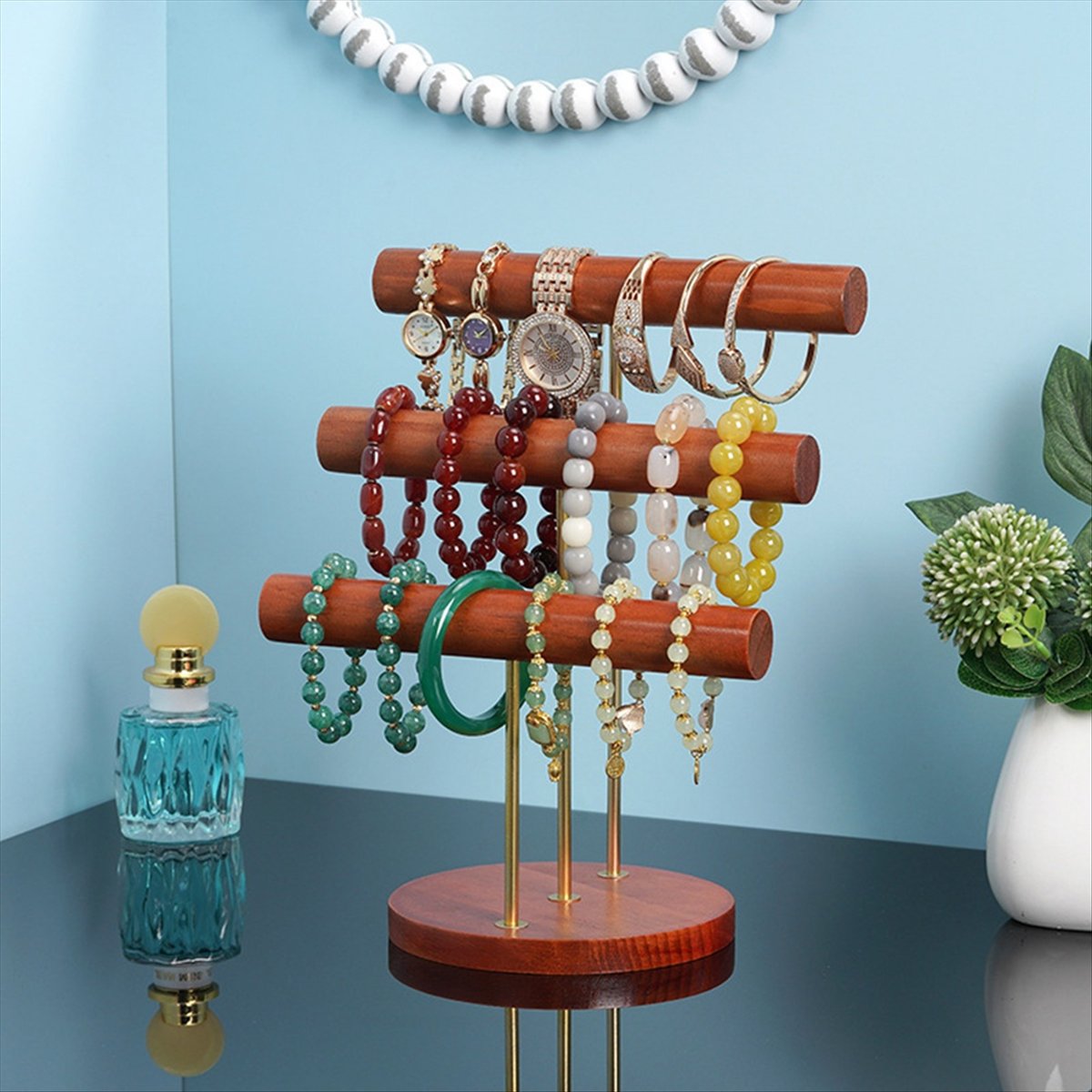 ABQR Solid Wood Large Jewelry  - مراجعة Watches Original وسعره