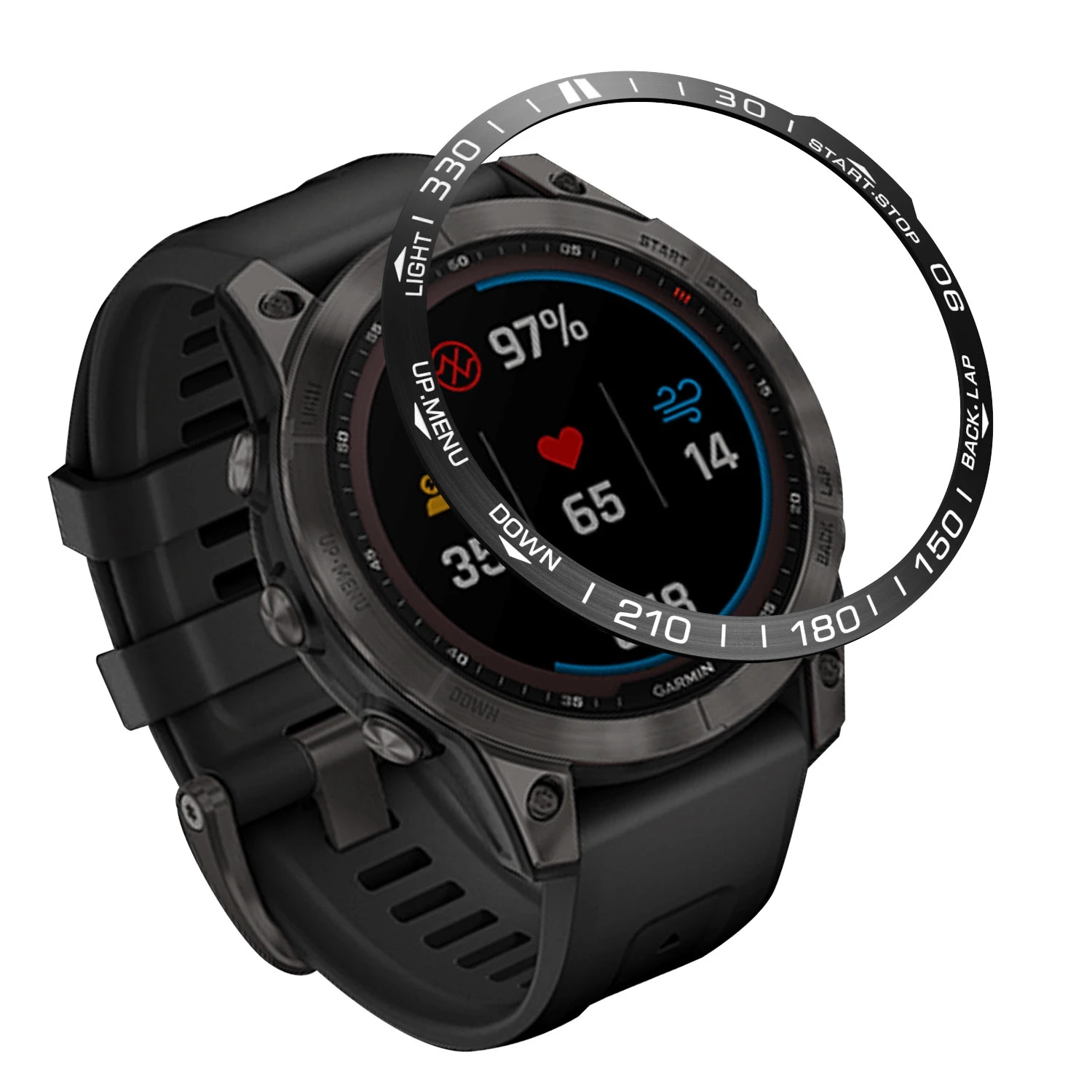 Bezel for Garmin Fenix 7 7X 6  - مراجعة Smartwatch Ring Watches وسعره