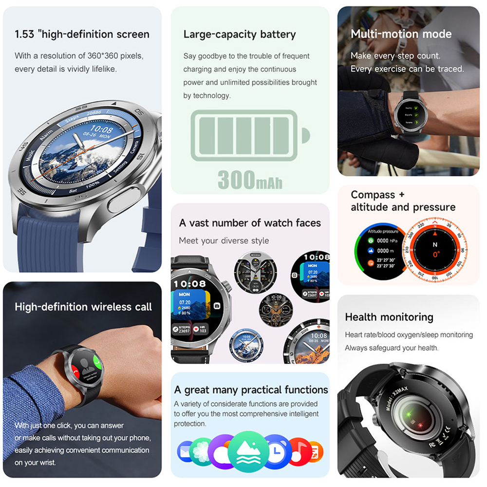 OPPO Watch X2 Latest Bluetooth - مراجعة Smartwatch Latest Watches For Men وسعره