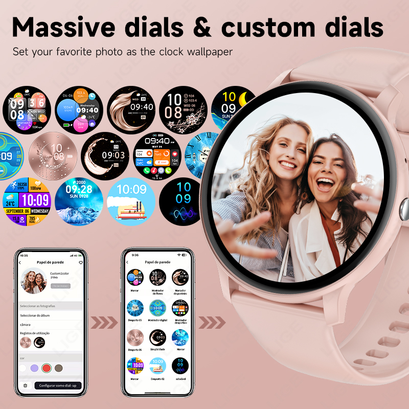 LIGE Bluetooth Call Smart Watc - مراجعة Smartwatch Latest Watches For Men وسعره