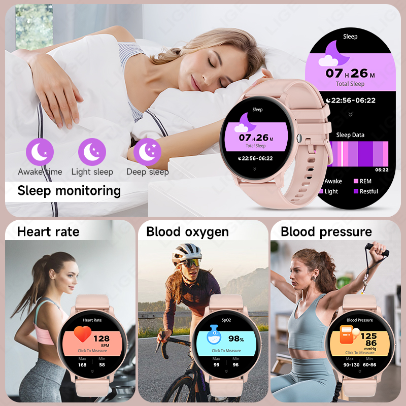 LIGE Bluetooth Call Smart Watc - مراجعة Smartwatch Latest Watches For Men وسعره