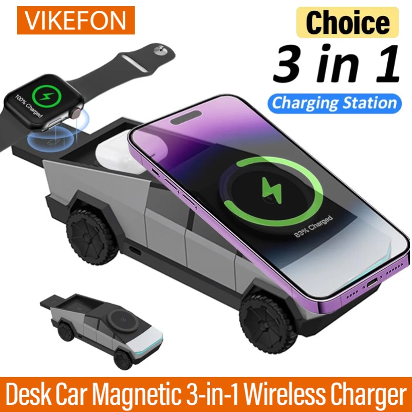 VIKEFON Desk Car Magnetic 3-in - مراجعة Watches Original وسعره