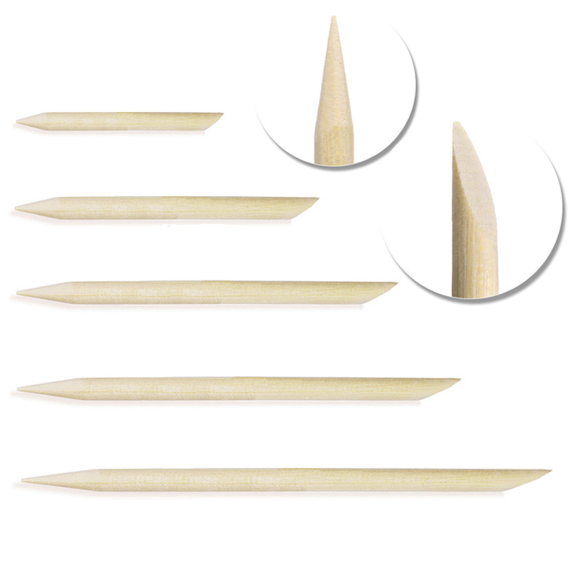 50/100 Pcs/Lot Wood Stick Cuti - مراجعة Crystal Press Tool وسعره