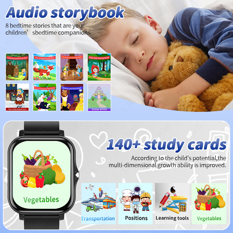 LIGE 2025 Audiobook Children S - مراجعة Smartwatch Watches For Kid Boy Waterproof وسعره