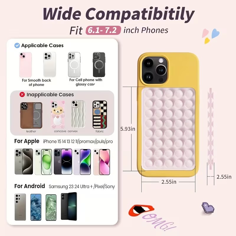 2-Pack Silicone Suction Phone  - مراجعة Watches Original وسعره