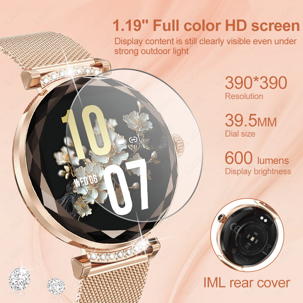 LIGE Fashion Ladies Smart Watc - مراجعة Smartwatch Latest Watches For Men وسعره