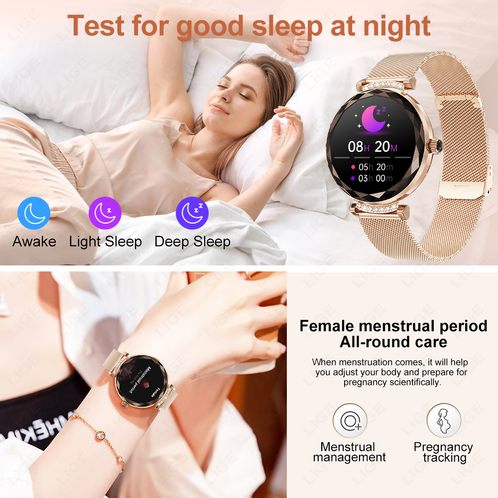 LIGE Fashion Ladies Smart Watc - مراجعة Smartwatch Latest Watches For Men وسعره