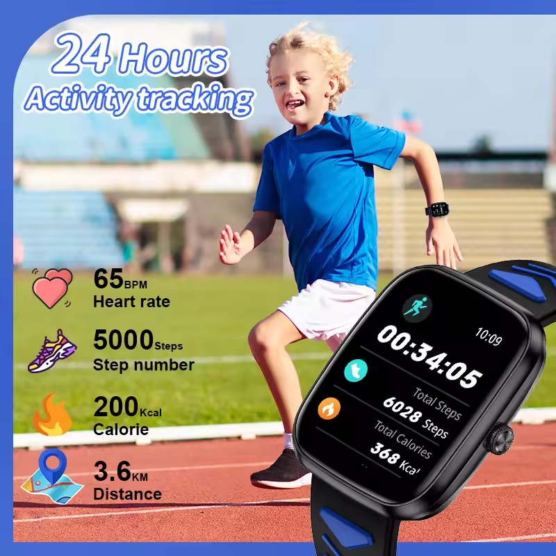 Children Boys Girls Present Sm - مراجعة Smartwatch Watches For Kid Boy Waterproof وسعره