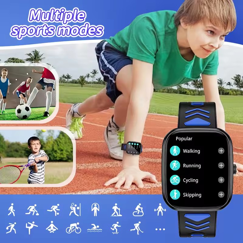Children Boys Girls Present Sm - مراجعة Smartwatch Watches For Kid Boy Waterproof وسعره