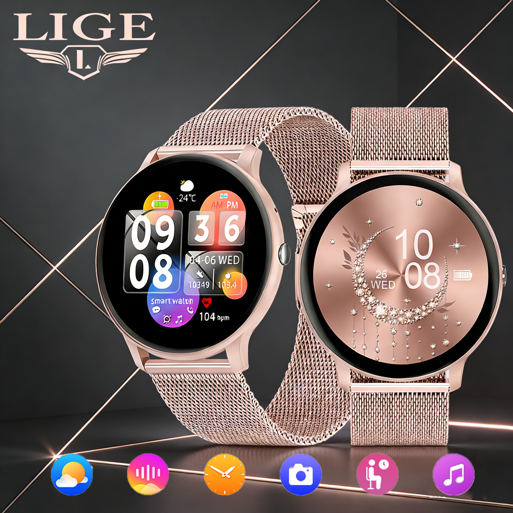 LIGE 2026 Sports Fitness Watch - مراجعة Smartwatch Latest Watches For Men وسعره