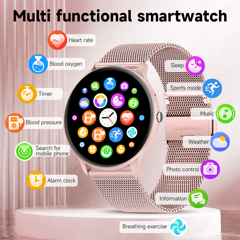 LIGE 2026 Sports Fitness Watch - مراجعة Smartwatch Latest Watches For Men وسعره