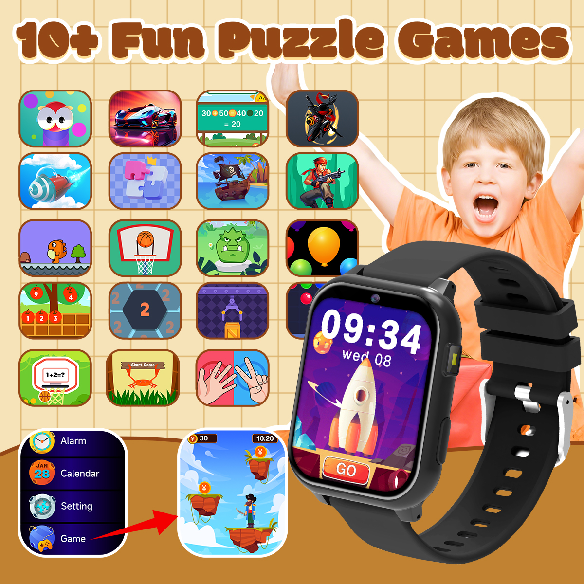 2026 Kids Game Smartwatch Flas - مراجعة Smartwatch Watches Birthday Gift For Boys وسعره