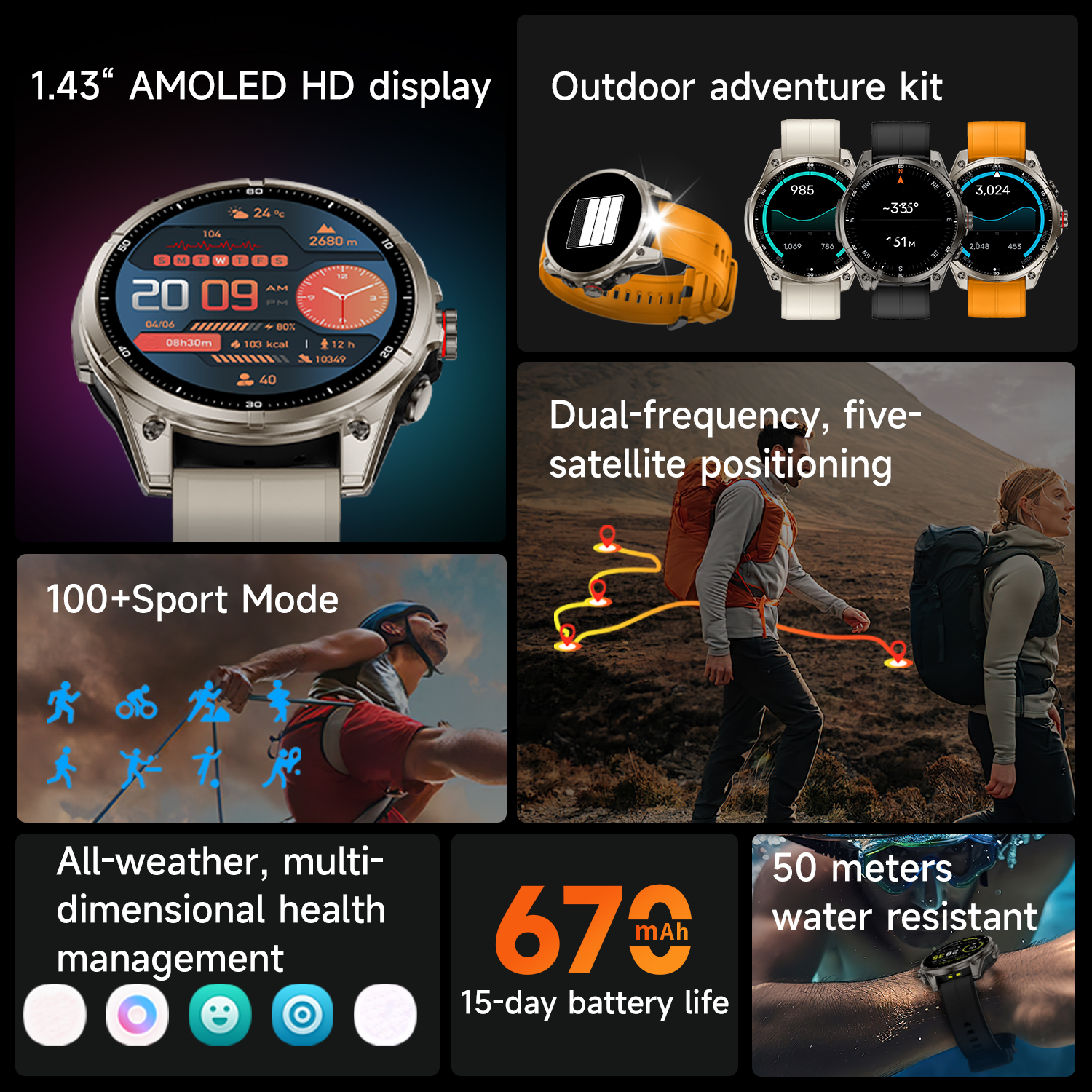 DAORKOW 2025 latest outdoor sp - مراجعة Smartwatch Latest Watches For Men وسعره