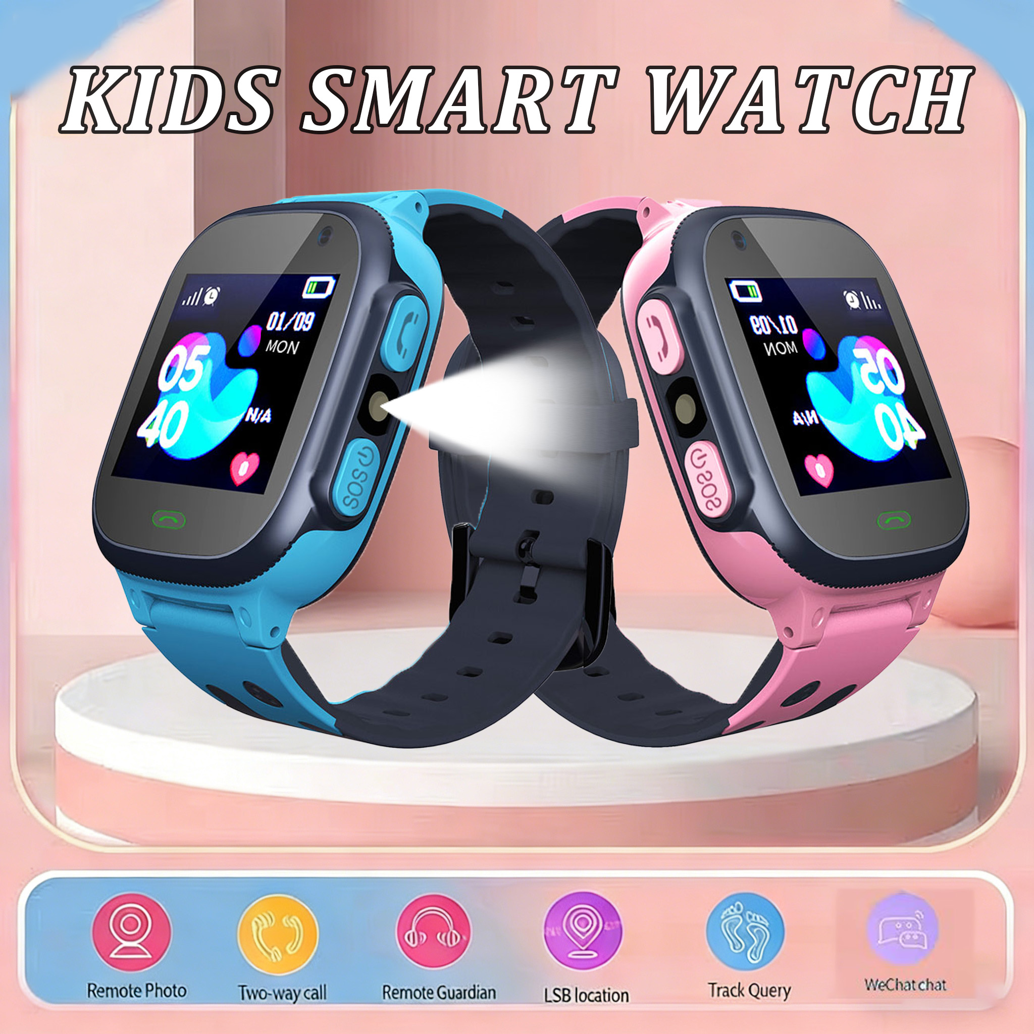 Children Smart Watch 2G Postio - مراجعة Smartwatch Watches Birthday Gift For Boys وسعره