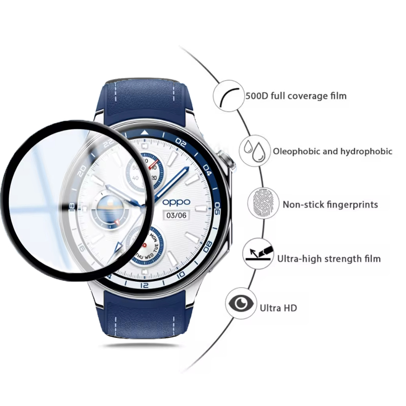 Screen Protector For OPPO Watc - مراجعة Xwatch Smartwatch وسعره