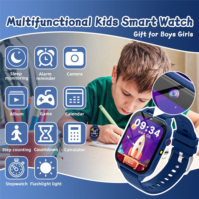 BNVN-Children Study Smartwatch - مراجعة Smartwatch Watches Birthday Gift For Boys وسعره